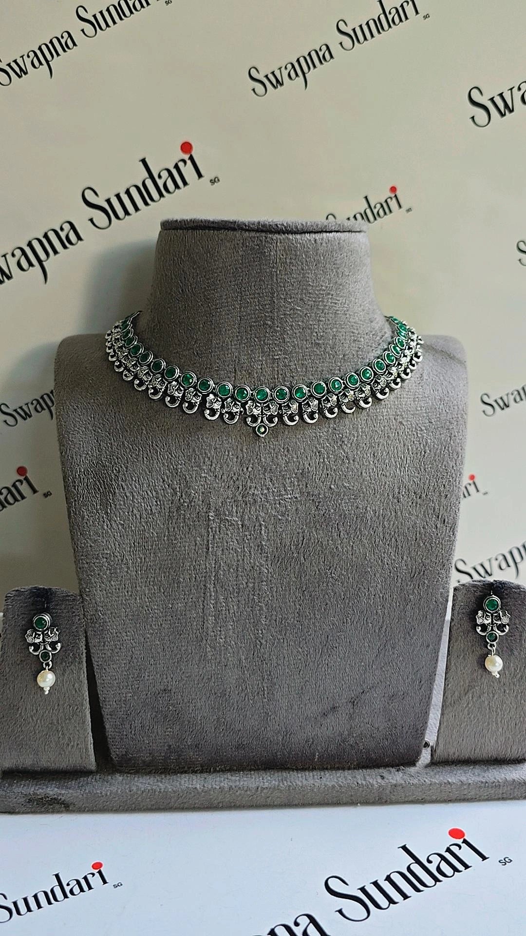 Oxidised Necklace- Ganesha