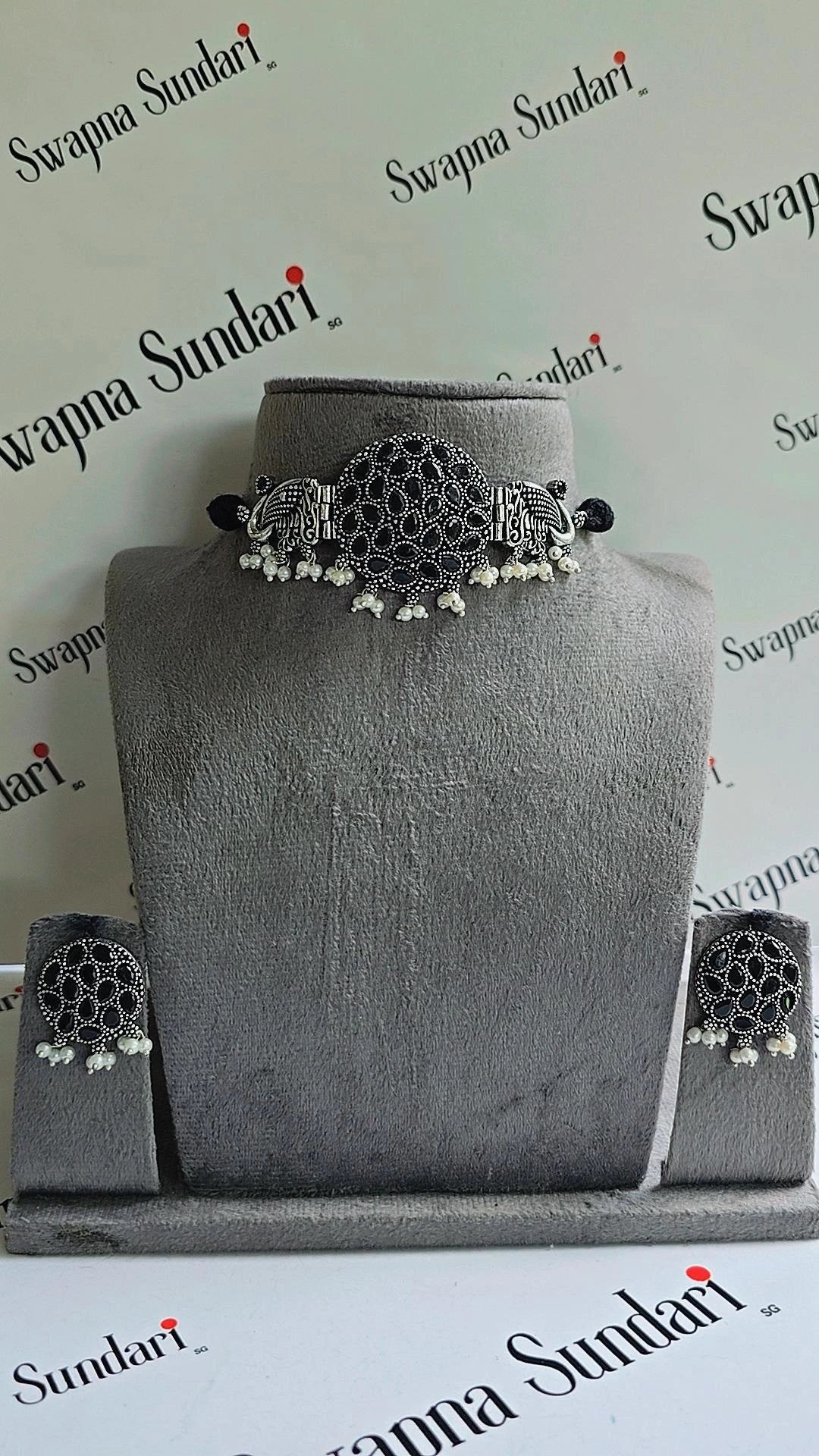 Oxidised Choker
