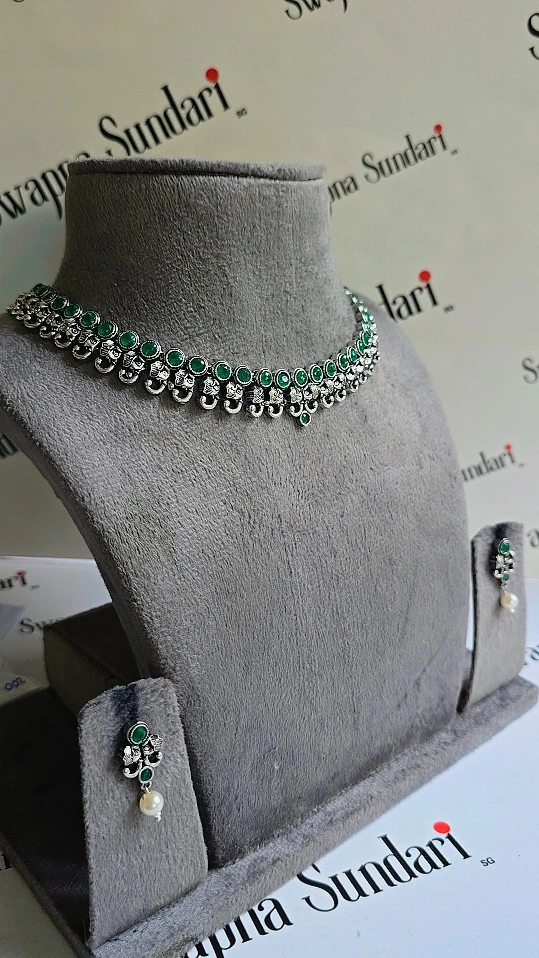 Oxidised Necklace- Ganesha